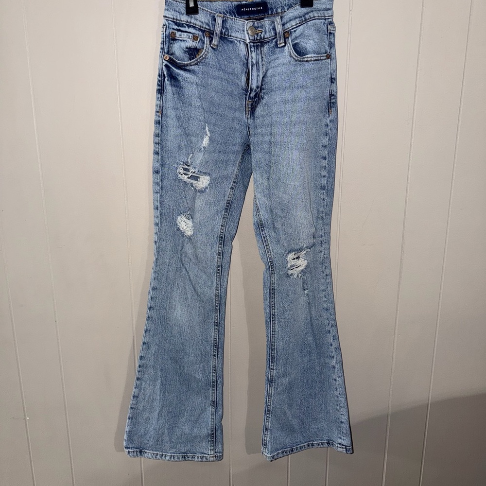 Aeropostale High Rise Flare Jeans